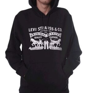 Levi’s black logo hoodie